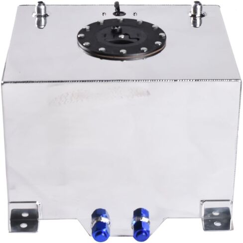 MOTORHOT 8 Gallon Fuel Cell 30L Aluminum Fuel Gas Tank Kit Universal Polished Racing Street Drift Strip Fuel Gas Tank with Level Sender Black in Saudi Arabia