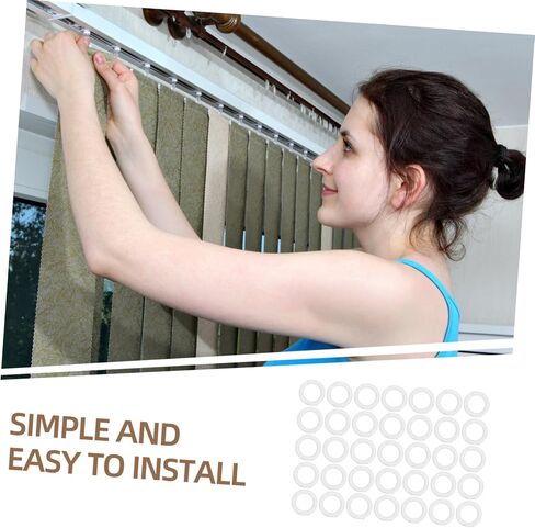 100pcs Plastic Roman Curtain for Blinds and Drapery Projects Easy to Install Fit for Window Treatments Design in Saudi Arabia