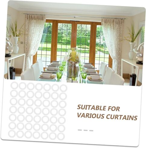 100pcs Plastic Roman Curtain for Blinds and Drapery Projects Easy to Install Fit for Window Treatments Design in Saudi Arabia