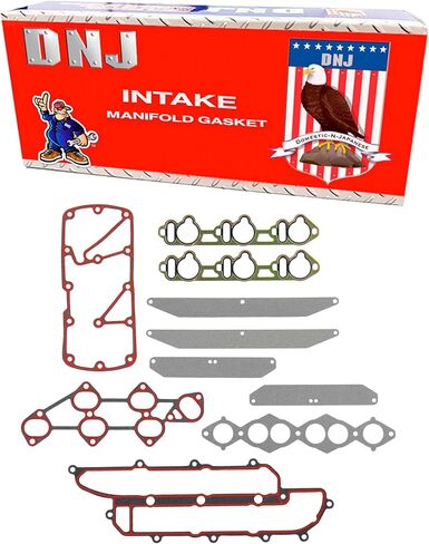 DNJ IG616 Intake Manifold Gasket Set for 1984-1998 Infiniti, Mercury, Nissan 200SX, 300ZX, D21 3.0L V6 12V SOHC 182cid in Saudi Arabia