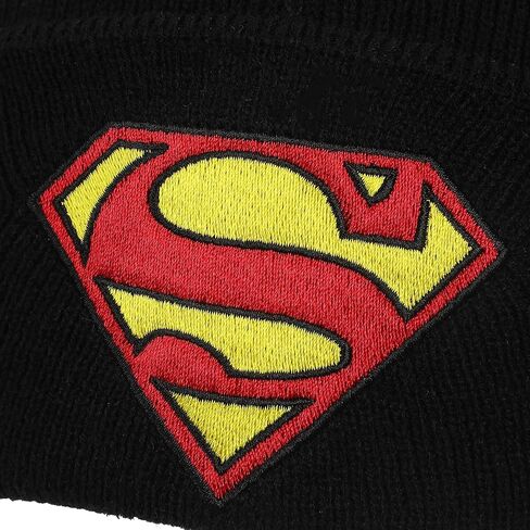 Bioworld Superman Superman Logo Embroidery Acrylic Knit Cuff Beanie in Saudi Arabia