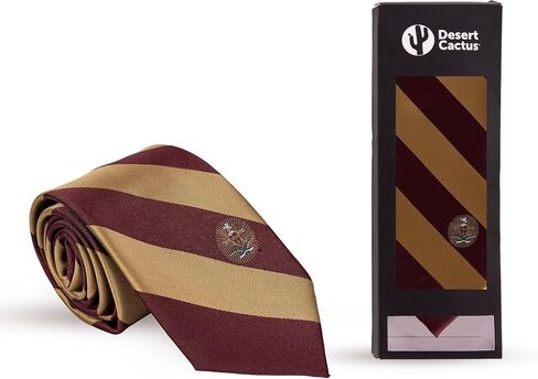 Desert Cactus Pi Kappa Alpha Tie Fraternity 100% بوليستر مع شعار مرخص رسميًا (النمط A) in Saudi Arabia
