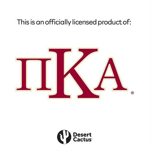 Desert Cactus Pi Kappa Alpha Tie Fraternity 100% بوليستر مع شعار مرخص رسميًا (النمط A) in Saudi Arabia
