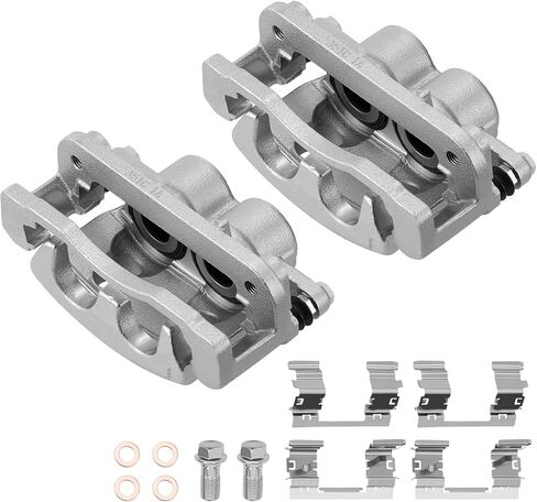 Front Brake Caliper Assembly Replaces for 18B4918A 18B4919A, Compatible with Chevrolet Silverado Suburban Express 1500, Compatible with GMC Savana Sierra Yukon XL 1500 in Saudi Arabia