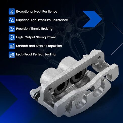 Front Brake Caliper Assembly Replaces for 18B4918A 18B4919A, Compatible with Chevrolet Silverado Suburban Express 1500, Compatible with GMC Savana Sierra Yukon XL 1500 in Saudi Arabia