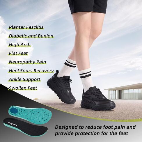 Women's Orthopedic Diabetic Wide Running Shoes: Comfortable Casual Arch Support Plantar Fasciitis Sports Sneakers in Saudi Arabia
