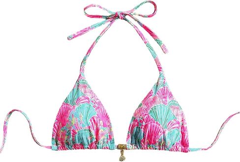 SOLY HUX Women's Bikini Top Halter Triangle Padded Swimsuit Top Only Swim Vacation Bathing Suit in Saudi Arabia