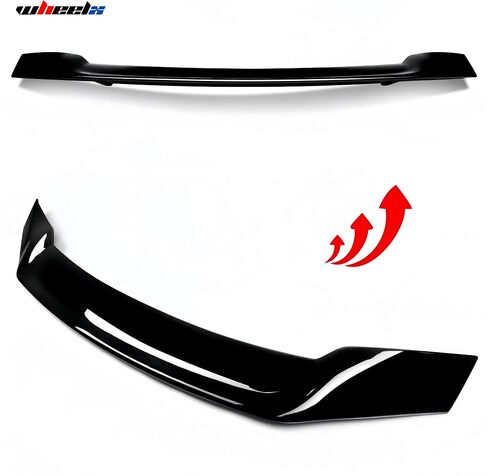 جناح خلفي للصندوق متوافق مع 2021-2024 KIA K5 LX LXS EX، R Style Duckbill Spoiler يناسب 21-24، غطاء جناح خلفي عالي الركلة (أسود لامع) in Saudi Arabia