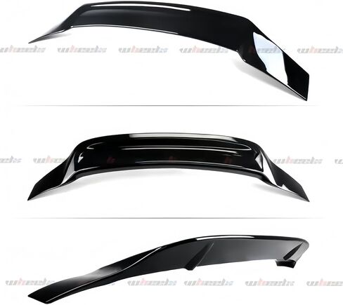 جناح خلفي للصندوق متوافق مع 2021-2024 KIA K5 LX LXS EX، R Style Duckbill Spoiler يناسب 21-24، غطاء جناح خلفي عالي الركلة (أسود لامع) in Saudi Arabia