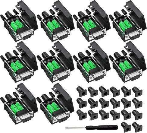 كابل بيانات RS232 للأمان مزدوج الحماية 28 AWG 9/C CMP - بطول 16 قدم - يستخدم للمحولات التسلسلية DB9 in Kuwait