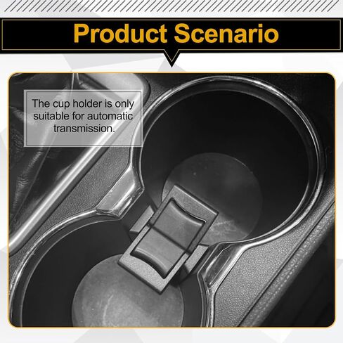 Cup Dunviku Holder Insert Divider Automotive Cup Holders Car Insert Accessories for Automatic Transmission Only 55618-0E200-C0 Compatible with Toyota Highlander 2014-2021 in Saudi Arabia