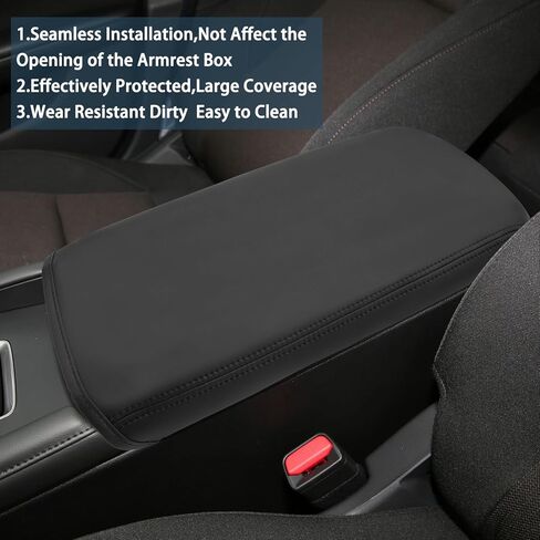 Ruiya Armrest Cover for 2023 Chevy Colorado 2024 Center Console Cover Chevy Colorado 2023+ Accessories Thicken Soft Comfy Auto Armrest Cover Compatible with 2023 2024 Chevy Colorado in Kuwait