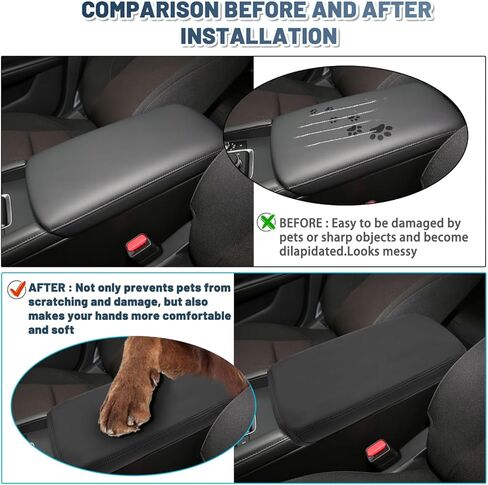 Ruiya Armrest Cover for 2023 Chevy Colorado 2024 Center Console Cover Chevy Colorado 2023+ Accessories Thicken Soft Comfy Auto Armrest Cover Compatible with 2023 2024 Chevy Colorado in Kuwait