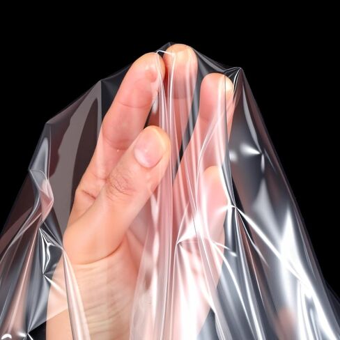 4 Pack Plastic Chair Covers for Dining Room,18 x 17 x 6 Inches Clear PVC Kitchen Chair Seat Protectors, Dustproof Kitchen Chair Covers (17" D x 18" W x 6" H) in Saudi Arabia