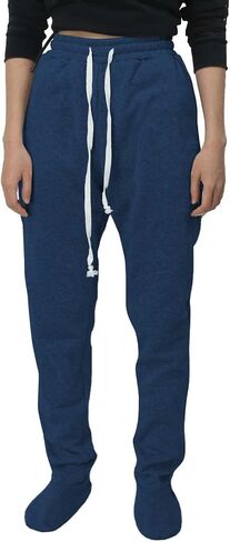 Women Sweatpants with Pockets Adult Footed Sweatpants with Sherpa Fleece Lined Feet Soft and Warm Footing Winter in Saudi Arabia