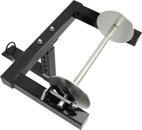 Hitch Mount Barbed Wire Unroller w/2" Receiver Hitch Trucks/ATV Bolt On Black+Silvery Wire Spreader Steel Powder Coated+Galvanized in Saudi Arabia
