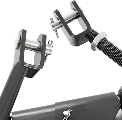 مجموعة وصلة ربط ذات 3 نقاط من ECOTRIC متوافقة مع جرار Kubota B-Series الصغير الحجم ذو ثلاث نقاط وصلة مطلي بمسحوق الفولاذ الرمادي in Saudi Arabia