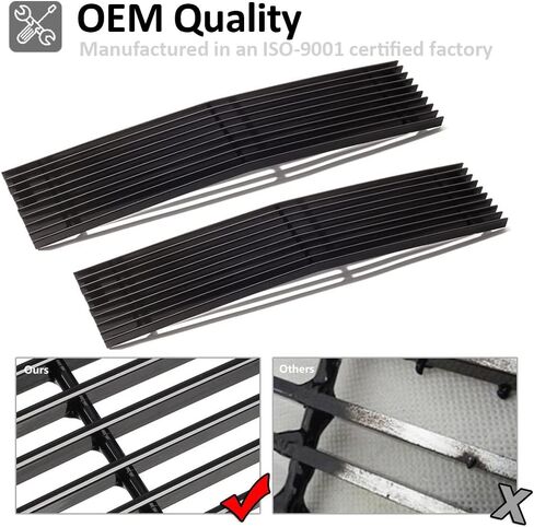 Chrome Grill fits 2015 16 17 18 19 Chevy Silverado 2500HD 3500HD Lower Bumper Grille Insert Solid Aluminum Polished (Polished 1pc) in Saudi Arabia