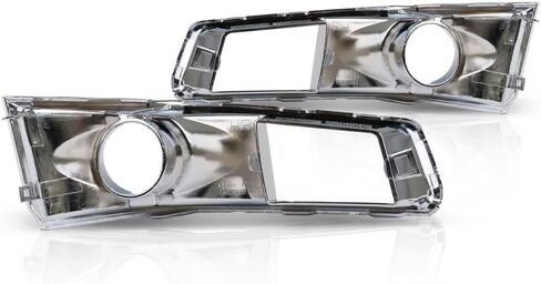 For Cadillac CTS Fog Light Cover 2008-2015 Driver and Passenger Side Pair/Set | Chrome | w/HID Headlights | DOT/SAE Compliance | GM1038112 + GM1039112 | 15904574 + 15904575 in Saudi Arabia