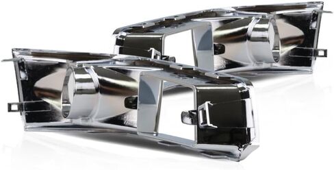 For Cadillac CTS Fog Light Cover 2008-2015 Driver and Passenger Side Pair/Set | Chrome | w/HID Headlights | DOT/SAE Compliance | GM1038112 + GM1039112 | 15904574 + 15904575 in Saudi Arabia