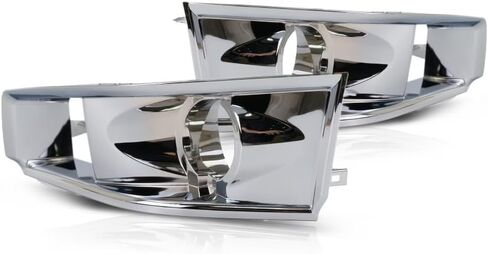 For Cadillac CTS Fog Light Cover 2008-2015 Driver and Passenger Side Pair/Set | Chrome | w/HID Headlights | DOT/SAE Compliance | GM1038112 + GM1039112 | 15904574 + 15904575 in Saudi Arabia