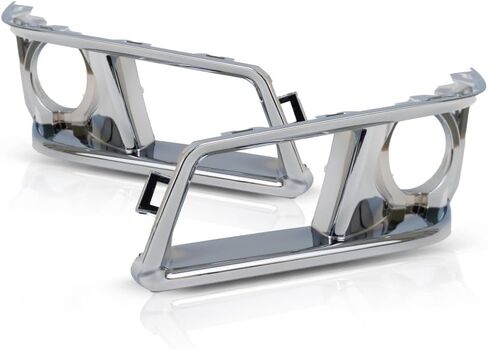 For Cadillac CTS Fog Light Cover 2008-2015 Driver and Passenger Side Pair/Set | Chrome | w/HID Headlights | DOT/SAE Compliance | GM1038112 + GM1039112 | 15904574 + 15904575 in Saudi Arabia