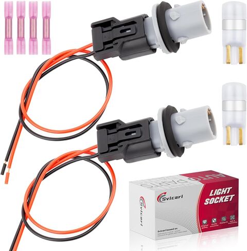 مقبس ضوء إشارة الانعطاف مع حزام سلكي ومصباح LED لسيارة Honda CR-V Acura لـ Acura NSX RDX RL TL المصباح DRL موصل استبدال #33304-S5A-003 قطعتان in Saudi Arabia