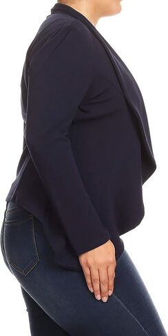 Women's Casual Plus Size Blazer Long Sleeve Open Front Solid and Print in Kuwait