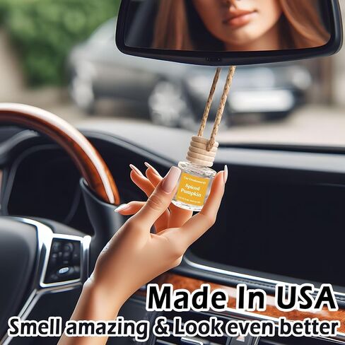 Car Air Freshener Hanging,Cute Air Diffuser for Car, Long Lasting Car Air Fresheners, Car Fresheners for Women, Made in USA (2 Pack) in Saudi Arabia