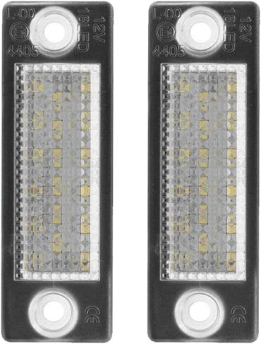 18-LEDs License Plate Light Tag Lamp, License Plate Lamp Tail Light Clear Lens, 2005-2010 Compatible with Volkswagen Compatible with VW Compatible with Jetta in Saudi Arabia