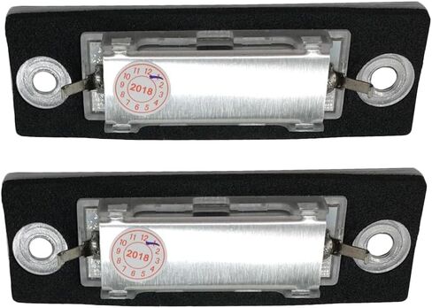 18-LEDs License Plate Light Tag Lamp, License Plate Lamp Tail Light Clear Lens, 2005-2010 Compatible with Volkswagen Compatible with VW Compatible with Jetta in Saudi Arabia