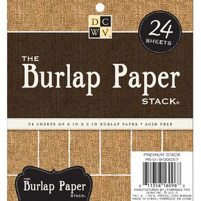 DCWVE Die Cuts with A View Specialty Cardstock Stack-12 x 12-Natural Burlap-8 Seat PS-010-00043 in Saudi Arabia