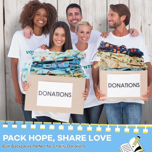 مجموعة حقائب ظهر للأطفال من Amylove مكونة من 24 قطعة للأطفال الصغار والأولاد والبنات للعودة إلى المدرسة لمرحلة ما قبل المدرسة ورياض الأطفال والمرحلة الابتدائية (15 بوصة، لون مضحك) in Saudi Arabia