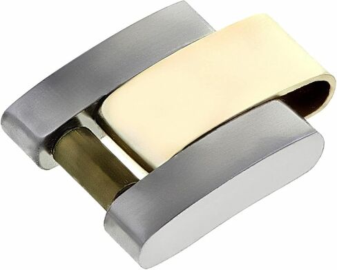 Ewatchparts 10mm LADIES TWO TONE 18K STAINLESS STEEL REAL GOLD OYSTER WATCH PART LINK COMPATIBLE WITH ROLEX DATE, DATEJUST in Saudi Arabia