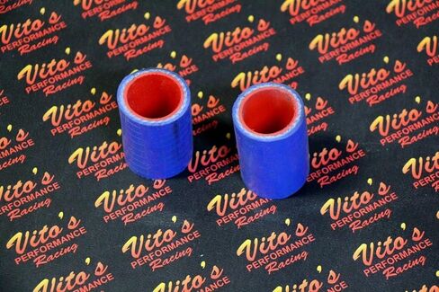 2 x Vito's fits Yamaha Banshee exhaust pipe clamps 1" FMF Toomey BLUE silicone 87-06 in Saudi Arabia