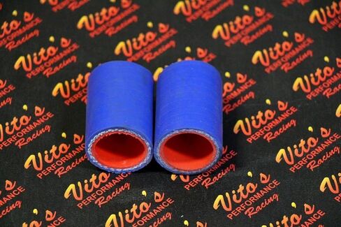 2 x Vito's fits Yamaha Banshee exhaust pipe clamps 1" FMF Toomey BLUE silicone 87-06 in Saudi Arabia