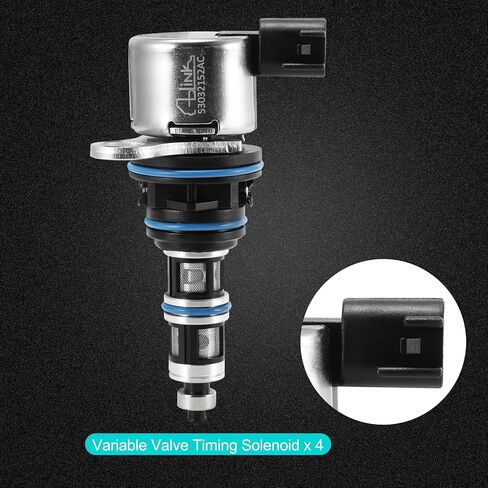 53032152AC 4PCS OCV (5.7L V8) Oil Control Variable Valve Timing VVT Solenoid For Dodge Magnum Ram 1500 Challenger Charger Durango, Jeep Commander Grand Cherokee, Chrysler 300 Aspen 2005-2009 in Saudi Arabia