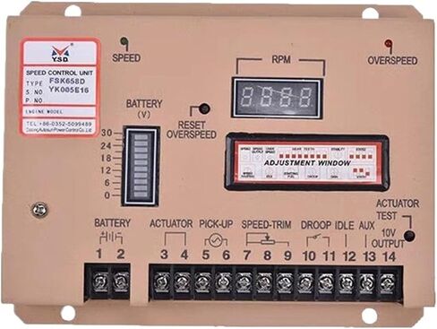 FSK658D Speed Control Board Diesel Generator Speed Controller Electronic Governor Speed Control Board in Saudi Arabia