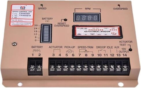FSK658D Speed Control Board Diesel Generator Speed Controller Electronic Governor Speed Control Board in Saudi Arabia