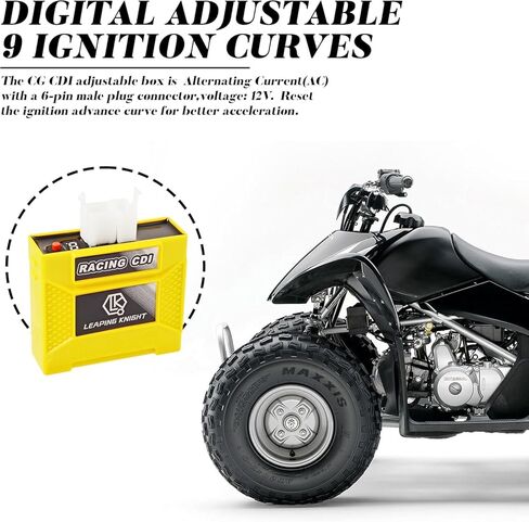 6 دبوس AC CDI صندوق عالي الأداء سباق جزء رقمي قابل للتعديل 9 منحنيات الإشعال لCG 125cc 150cc 200cc 250cc محرك عمودي ATV الترابية دراجة الذهاب كارت سكوتر الدراجة أجزاء الدراجة النارية in Saudi Arabia