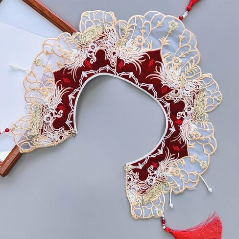 طوق الأزهار التطريز للنساء طوق شرابات الأزهار شال الزخرفية طوق Yunjian الصينية in Kuwait