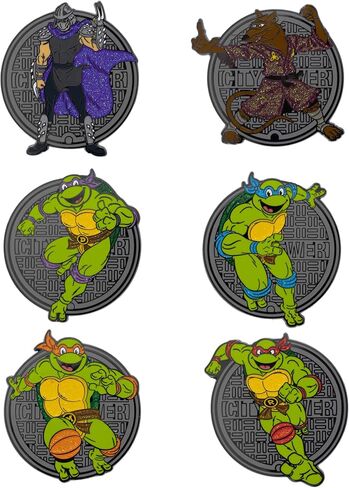 Ninja Turtles Mystery Enamel Pin Blind Box Series, Donatello, Michaelangelo, Raphael, Leonardo, Splinter, or Shredder in Saudi Arabia