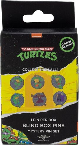 Ninja Turtles Mystery Enamel Pin Blind Box Series, Donatello, Michaelangelo, Raphael, Leonardo, Splinter, or Shredder in Saudi Arabia
