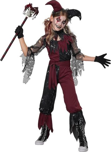 California Costumes Psycho Jester Costume for Girls Large in Saudi Arabia