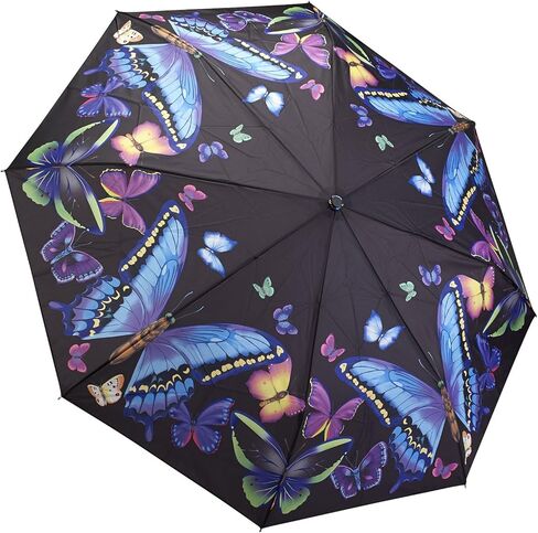 Galleria-Water Lilies Auto-Open/Close Large Portable Rain Folding Umbrella in Saudi Arabia