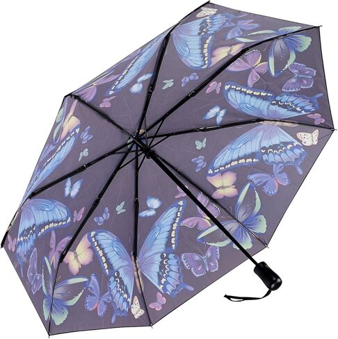 Galleria-Water Lilies Auto-Open/Close Large Portable Rain Folding Umbrella in Saudi Arabia