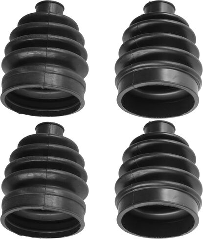Caltric Front Axle Outer and Inner CV Boot Kit Compatible with Kawasaki Mule 610 KAF400 4X4 2009-2016 / Qty 4 in Saudi Arabia