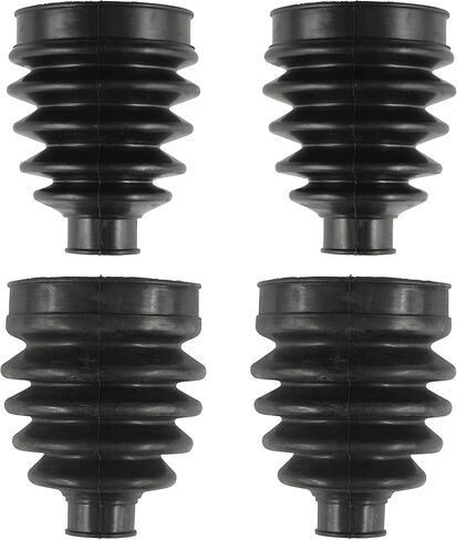 Caltric Front Axle Outer and Inner CV Boot Kit Compatible with Kawasaki Mule 610 KAF400 4X4 2009-2016 / Qty 4 in Saudi Arabia