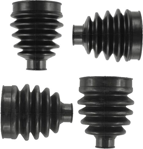 Caltric Front Axle Outer and Inner CV Boot Kit Compatible with Kawasaki Mule 610 KAF400 4X4 2009-2016 / Qty 4 in Saudi Arabia