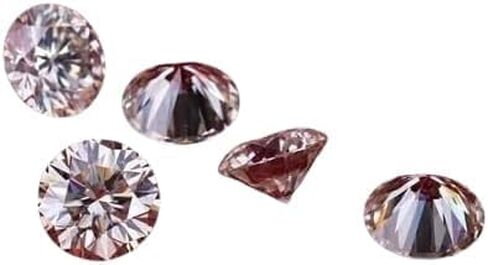 1 Carat Natural White Round Diamond - D Color VVS1 Clarity Certified (4 Pieces) in Saudi Arabia